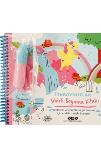Sihirli Boyama Kitabı – Tekboynuzlar(Ciltli)