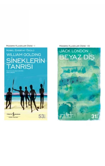 Sineklerin Tanrısı + Beyaz Diş- 2 Kitap Set - Iş Bankası Özel Set Sineklerin Tanrısı Kitabı