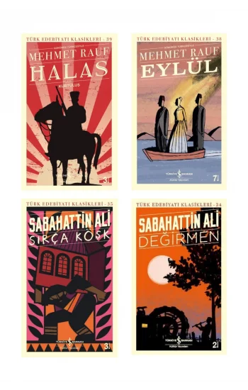 Sırça Köşk + Halas - Kurtuluş + Eylül + Değirmen- 4 Kitap Set