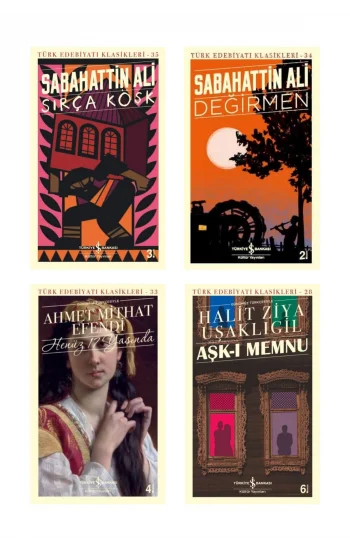 Sırça Köşk + Henüz 17 Yaşında + Değirmen + Aşk-ı Memnu (günümüz Türkçesiyle)- 4 Kitap Set