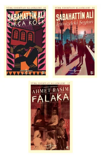 Sırça Köşk + Içimizdeki Şeytan + Falaka- 3 Kitap Set - Iş Bankası Özel Set Sırça Köşk Kitabı