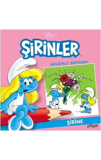 Şirine Hikayeli Boyama - Şirinler