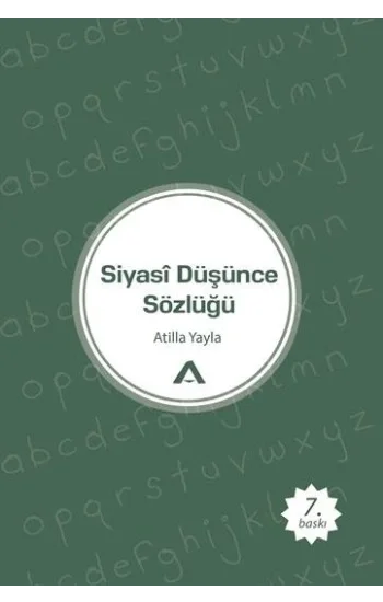 Siyasi Düşünce Sözlüğü