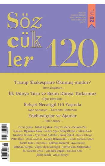 Sözcükler Dergisi 120. Sayı