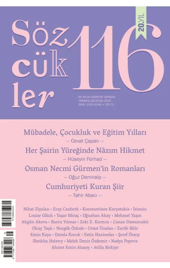 Sözcükler Dergisi Sayı - 116 (Temmuz-Ağustos 2025)