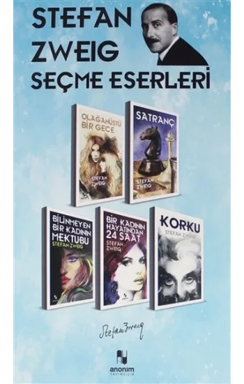 Stefan Zweig Seçme Eserleri - (5 Kitap Kutu)