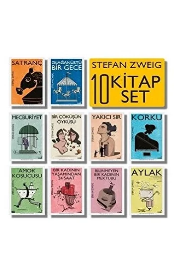 Stefan Zweig Seti - 10 Kitap Takım