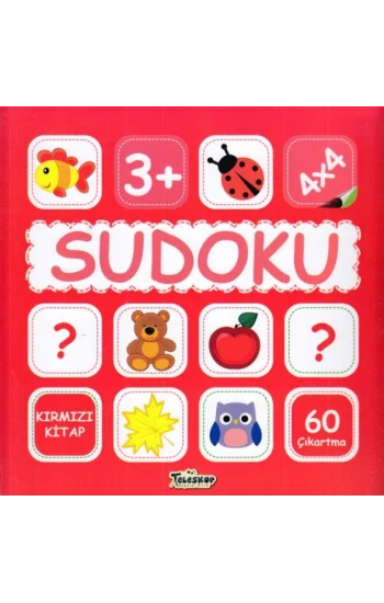Sudoku 4X4 Kırmızı Kitap