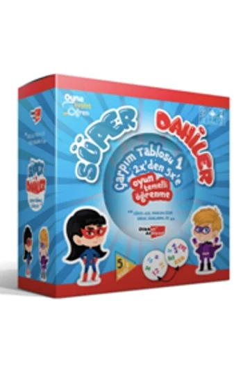 Süper Dahiler Çarpım Tablosu 1  (2xden 5xe)