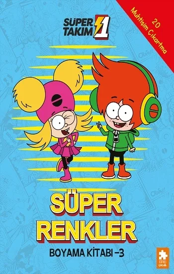 Süper Renkler Boyama Kitabı - 3- Süper 1 Takım