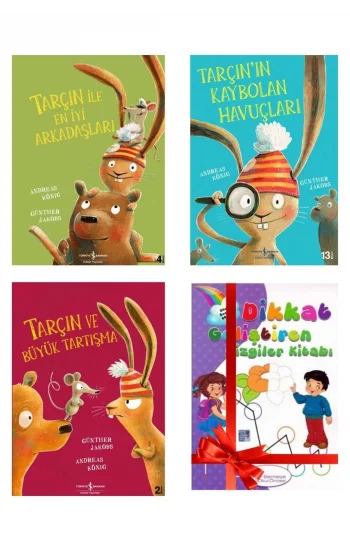 Tarçın Ile En Iyi Arkadaşları - Tarçın Ve Büyük Tartışma - Tarçının Kaybolan Havuçları -4 Kitap Set