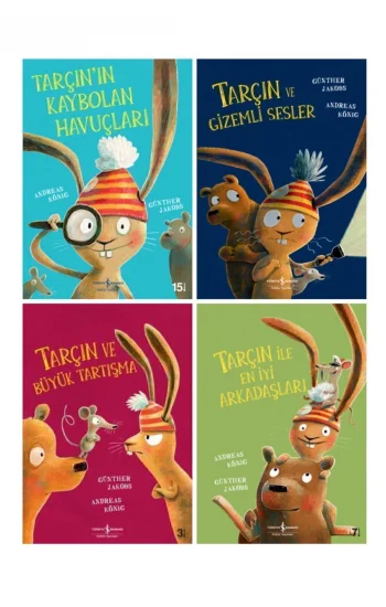 Tarçın Serisi 4 Kitap Set / Kaybolan Havuçları+gizemli Sesler+büyük Tartışma+en Iyi Arkadaşları