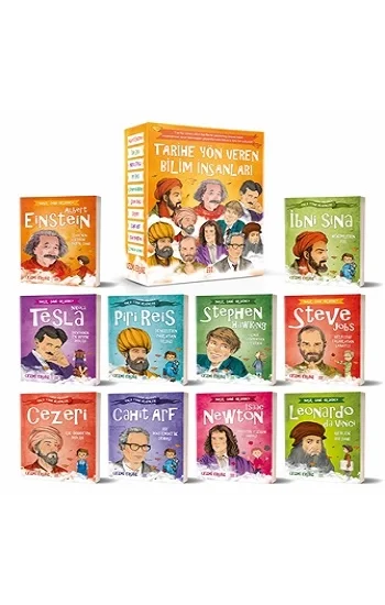 Tarihe Yön Veren Bilim İnsanları Serisi (Kutulu 10 Kitap Takım)