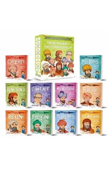 Tarihe Yön Veren Ünlü Türk Bilginleri Serisi (Kutulu 10 Kitap Takım)