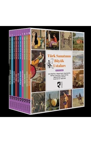 Türk Sanatının Büyük Ustaları 10 Kitap Kutulu Set