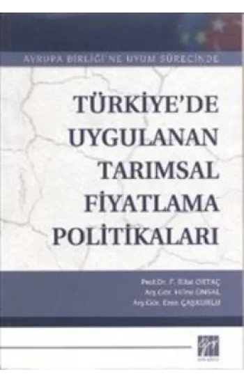 Türkiyede Uygulanan Tarımsal Fiyatlama Politikaları