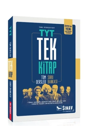 TYT Tek Kitap Tüm Dersler Soru Bankası