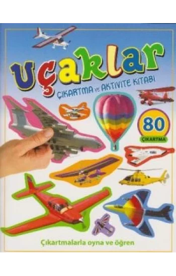 Uçaklar-Çıkartma ve Aktivite Kitabı