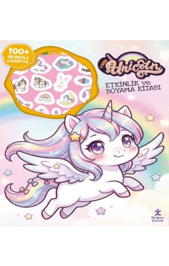 Unicorn Çok Çıkartmalı Boyama Kitabı