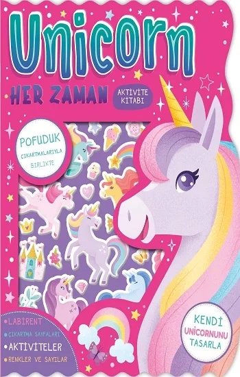Unicorn Her Zaman – Çıkartmalı Aktivite Kitabı