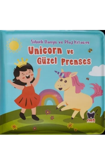 Unicorn ve Güzel Prenses - Sihirli Banyo ve Plaj Kitabım