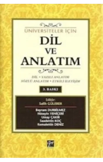 Üniversiteler İçin Dil ve Anlatım