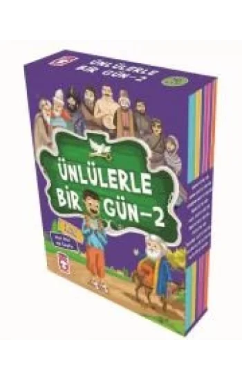 Ünlülerle Bir Gün 2 Set - (10 Kitap)