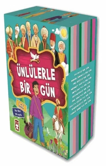 Ünlülerle Bir Gün Seti (10 Kitap Takım)