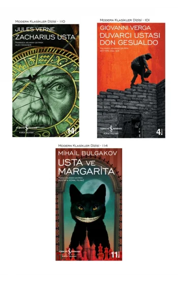 Usta Ve Margarita + Zacharius Usta + Duvarcı Ustası Don Gesualdo (mastro-don Gesualdo)- 3 Kitap Set