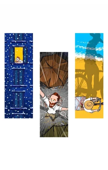 Van Gogh Kitap Ayraçları Hediyelik Ayraç - Van Gogh 3lü Ayraç Seti