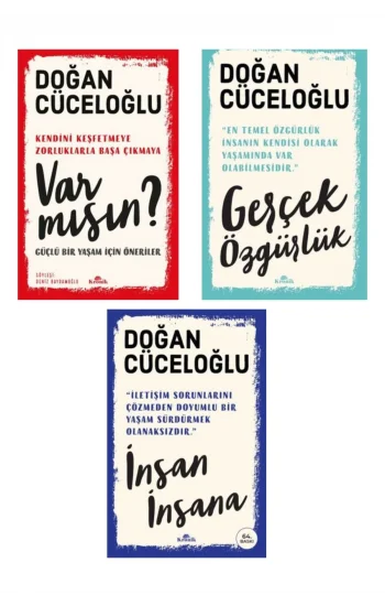 Var Mısın ? + Insan Insana + Gerçek Özgürlük- 3 Kitap Set - Iş Bankası Özel Set Var Mısın ? Kitabı