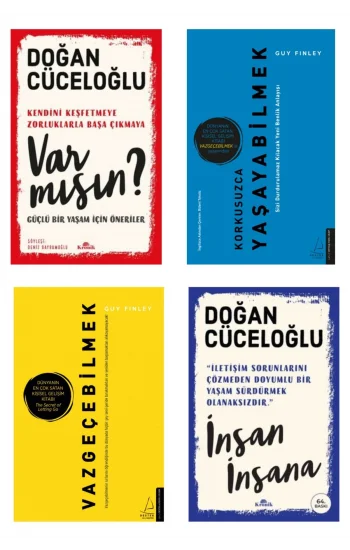 Var Mısın ? + Korkusuzca Yaşayabilmek + Vazgeçebilmek + Insan Insana- 4 Kitap Set