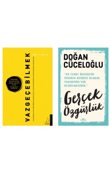 Vazgeçebilmek + Gerçek Özgürlük- 2 Kitap Set - Iş Bankası Özel Set Vazgeçebilmek Kitabı