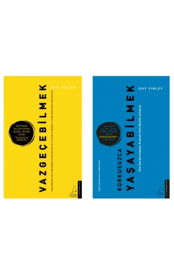 Vazgeçebilmek + Korkusuzca Yaşayabilmek- 2 Kitap Set - Iş Bankası Özel Set Vazgeçebilmek Kitabı