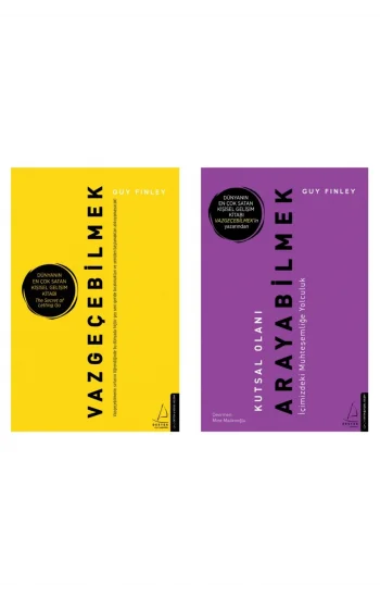 Vazgeçebilmek + Kutsal Olanı Arayabilmek- 2 Kitap Set - Iş Bankası Özel Set Vazgeçebilmek Kitabı