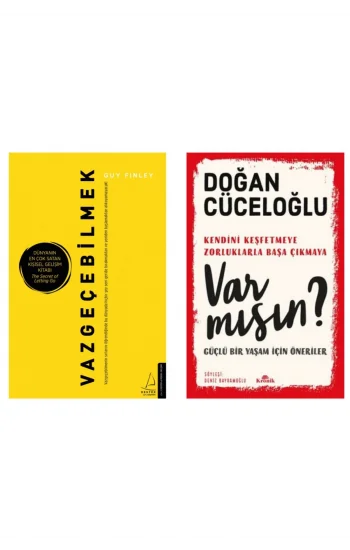 Vazgeçebilmek + Var Mısın ?- 2 Kitap Set - Iş Bankası Özel Set Vazgeçebilmek Kitabı
