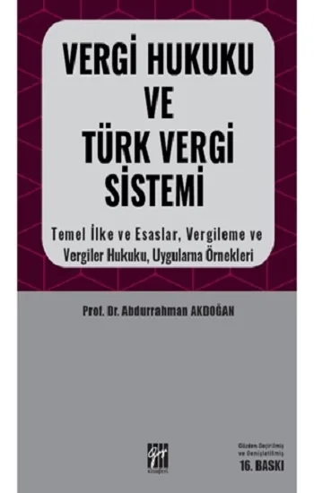 Vergi Hukuku ve Türk Vergi Sistemi