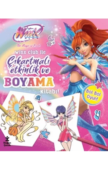 Winx Club ile Çıkartmalı Etkinlik ve Boyama Kitabı  (Ciltli)