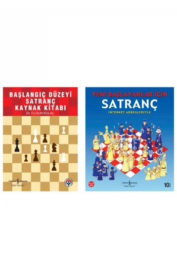 Yeni Başlayanlar Için Satranç + Başlangıç Düzeyi Satranç Ders Kitabı- 2 Kitap Set - Iş Bankası Özel