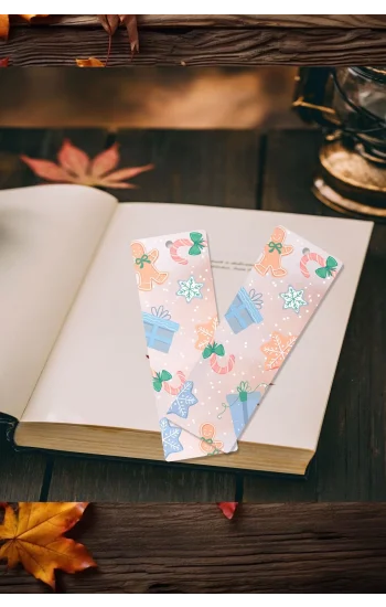 Yeni Yıl - Yılbaşı Temalı - Hediyelik-  Kitap Ayracı - 1 Adet