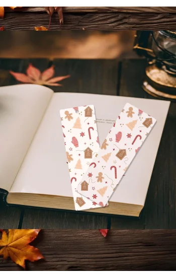 Yeni Yıl - Yılbaşı Temalı - Hediyelik-  Kitap Ayracı - 1 Adet