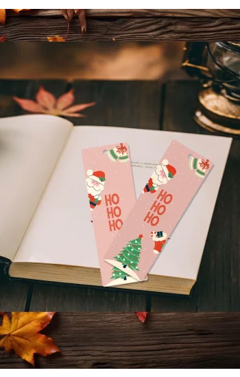 Yeni Yıl - Yılbaşı Temalı - Hediyelik-  Kitap Ayracı - 1 Adet