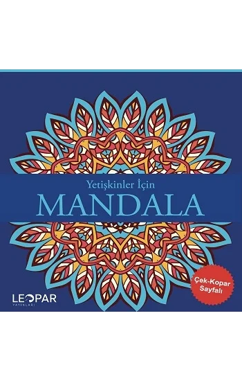 Yetişkinler İçin Mandala - Lacivert