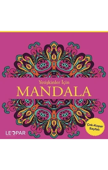 Yetişkinler İçin Mandala - Pembe