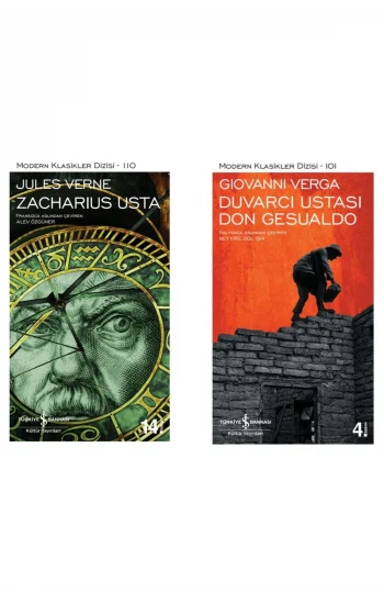 Zacharius Usta + Duvarcı Ustası Don Gesualdo (mastro-don Gesualdo)- 2 Kitap Set