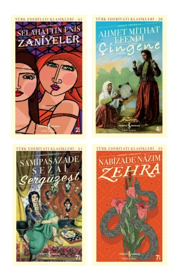 Zaniyeler + Zehra (günümüz Türkçesiyle) + Sergüzeşt (günümüz Türkçesiyle) + Çingene- 4 Kitap Set - I
