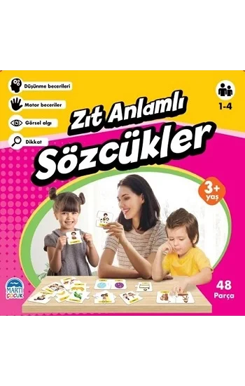 Zıt Anlamlı Sözcükler - Eğitici Yapboz