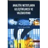 Analitik Metotların Geliştirilmesi ve Validasyonu