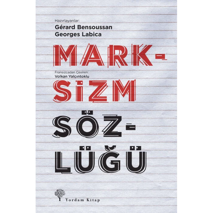 Marksizm Sözlüğü (Ciltli)