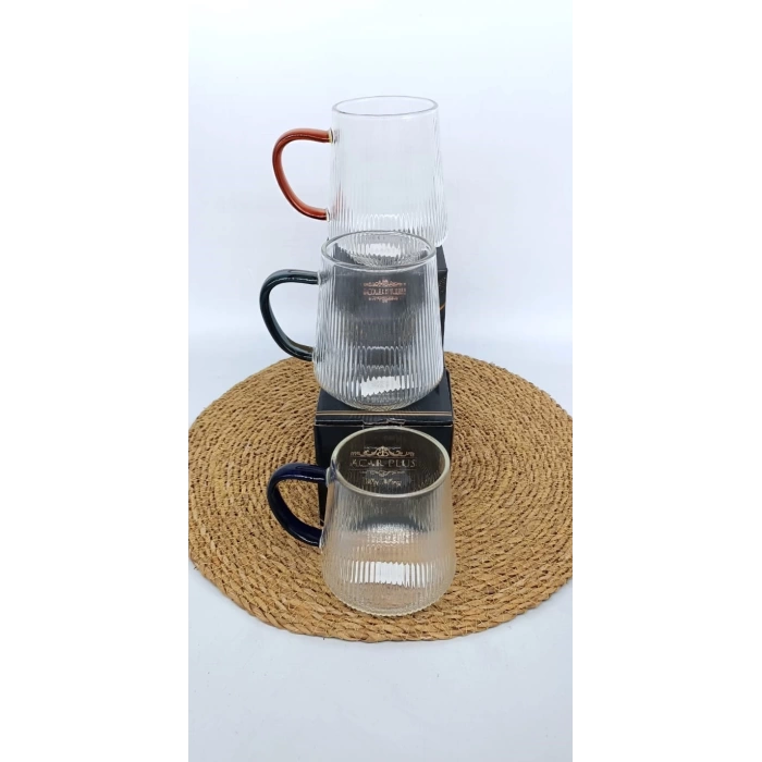 ACR 127 KUPA CAM RENKLİ KULP 350 ML 1X12